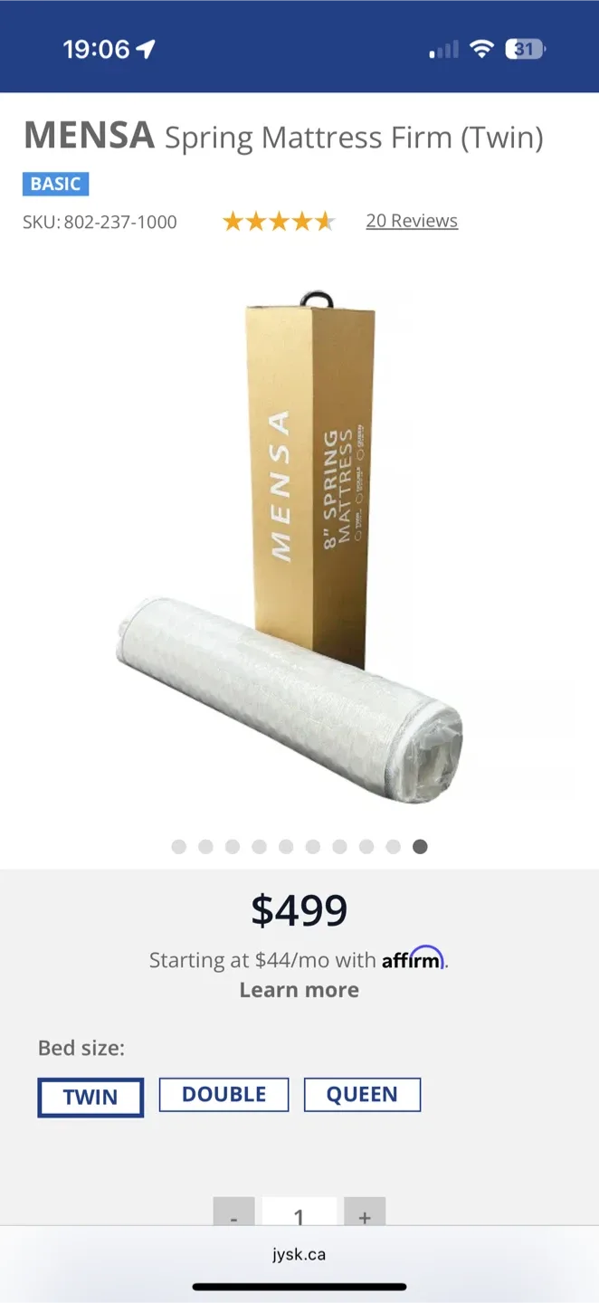 Chase Pink Vegan-Leather Twin Bed image indicator(6)