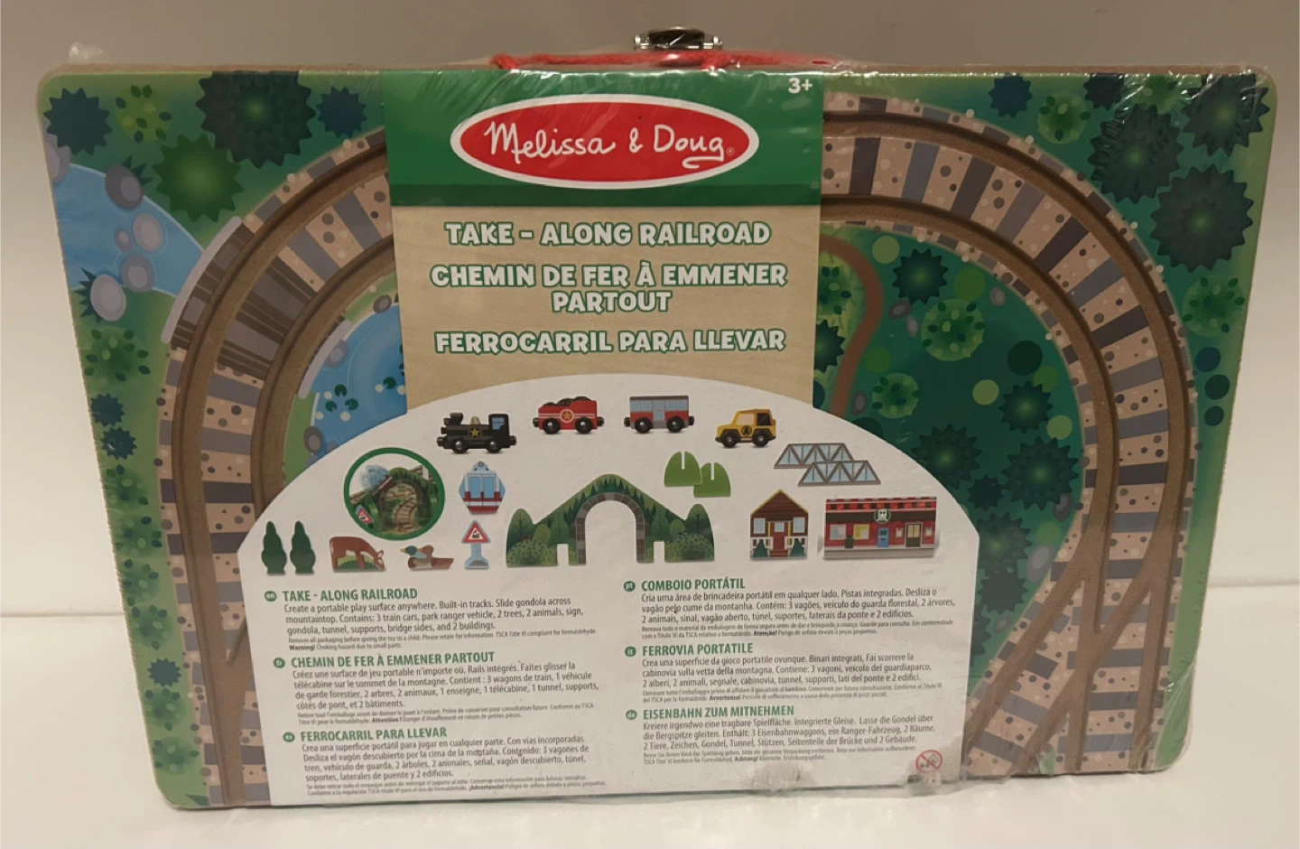 Melissa & Doug Take-Along Railroad Set - New - photo 2