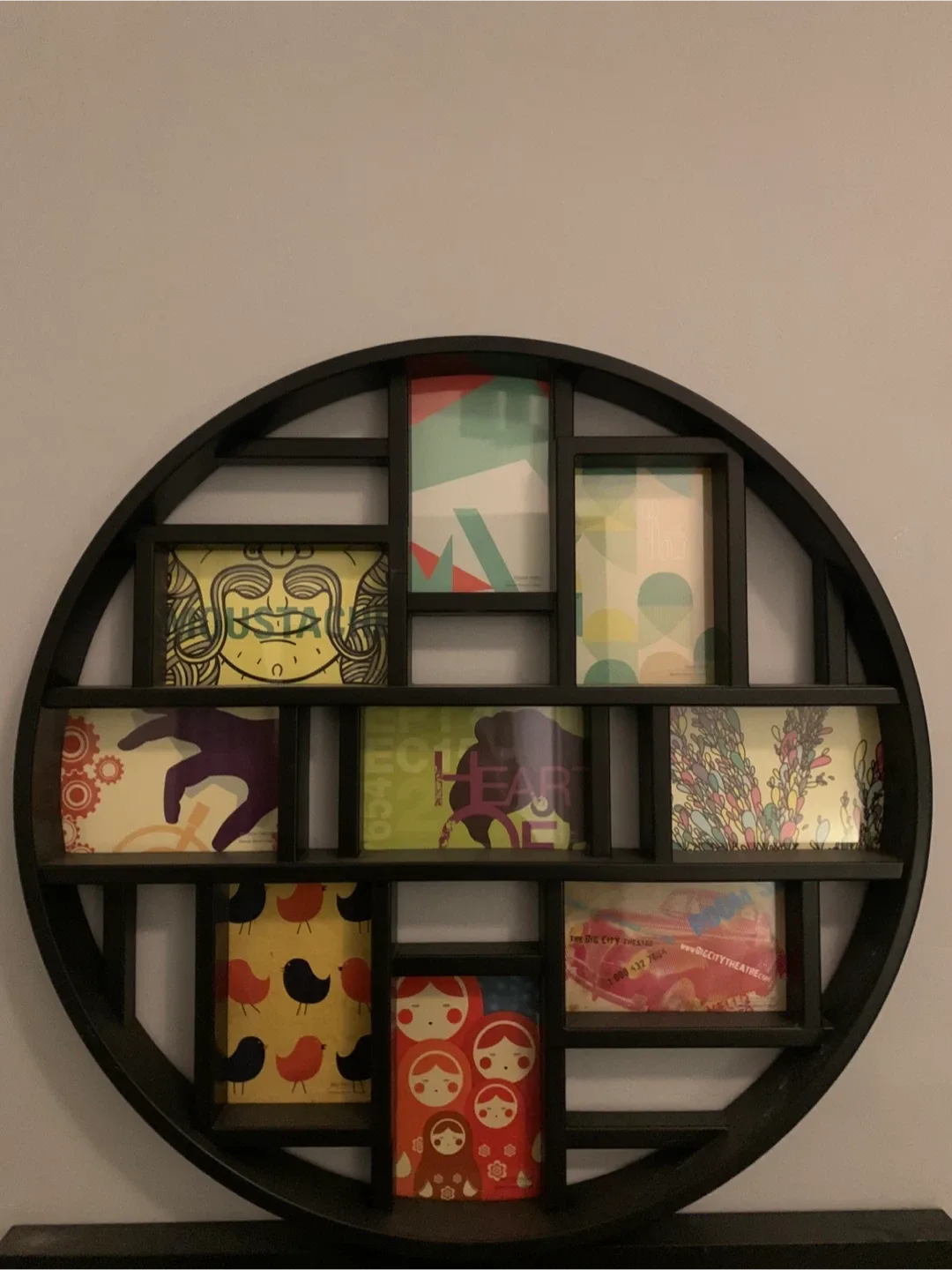 Round Black Wall Decor image indicator(2)