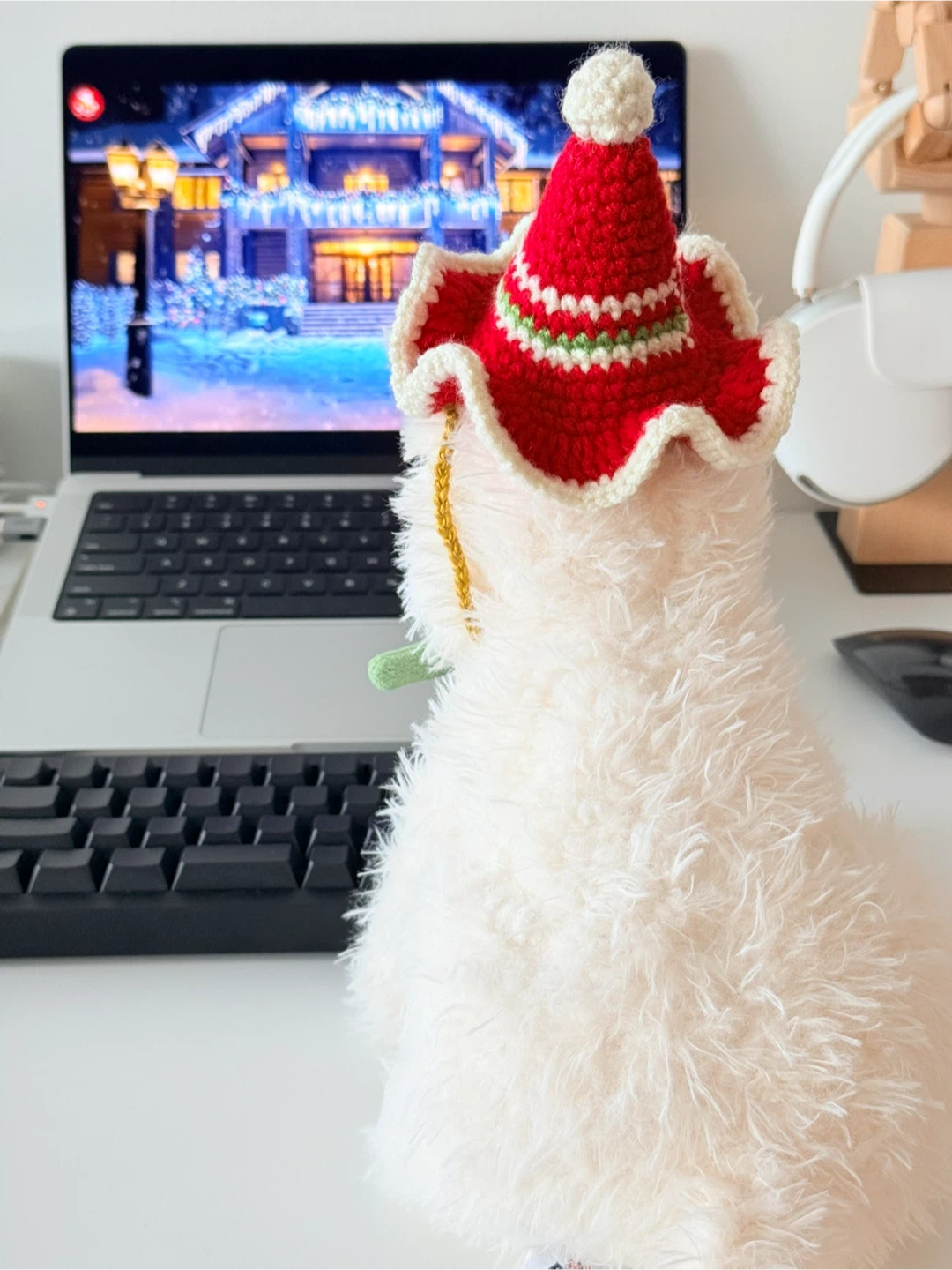 Crochet Christmas hat - photo 2