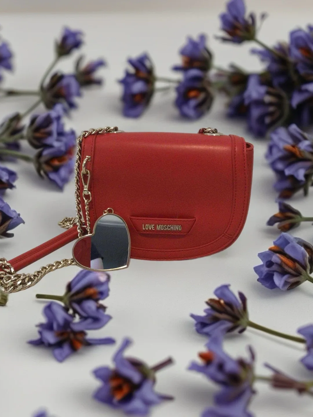 Love Moschino Red Shoulder Bag