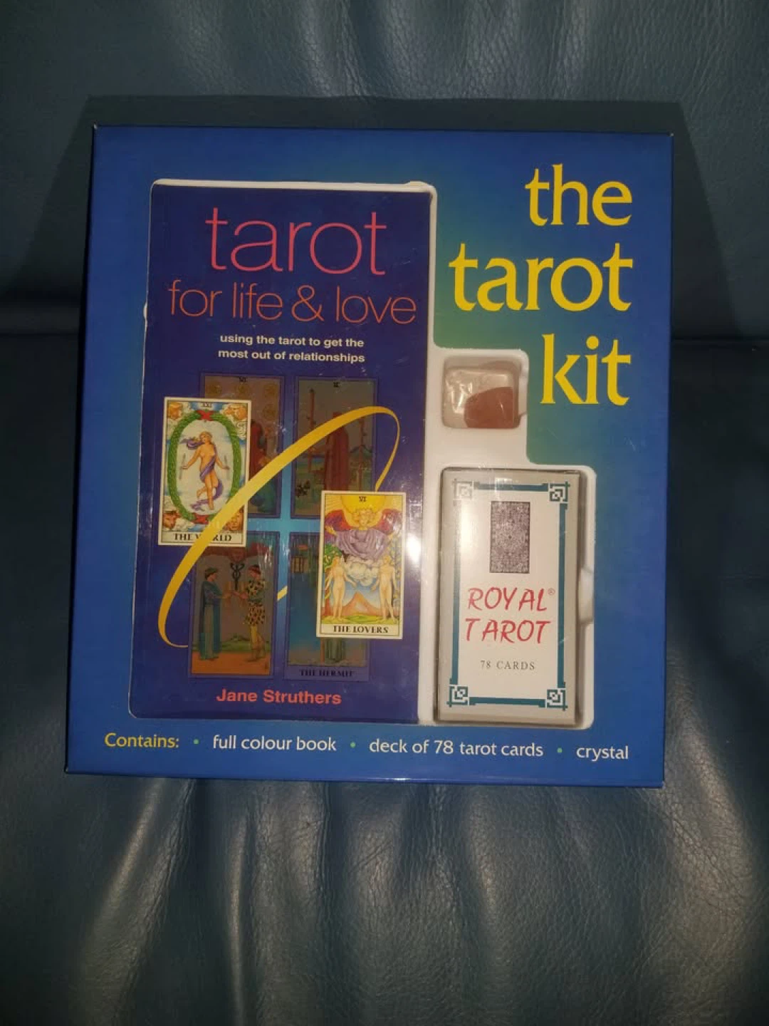 The Tarot Kit: Royal Tarot Cards, Book & Crystal