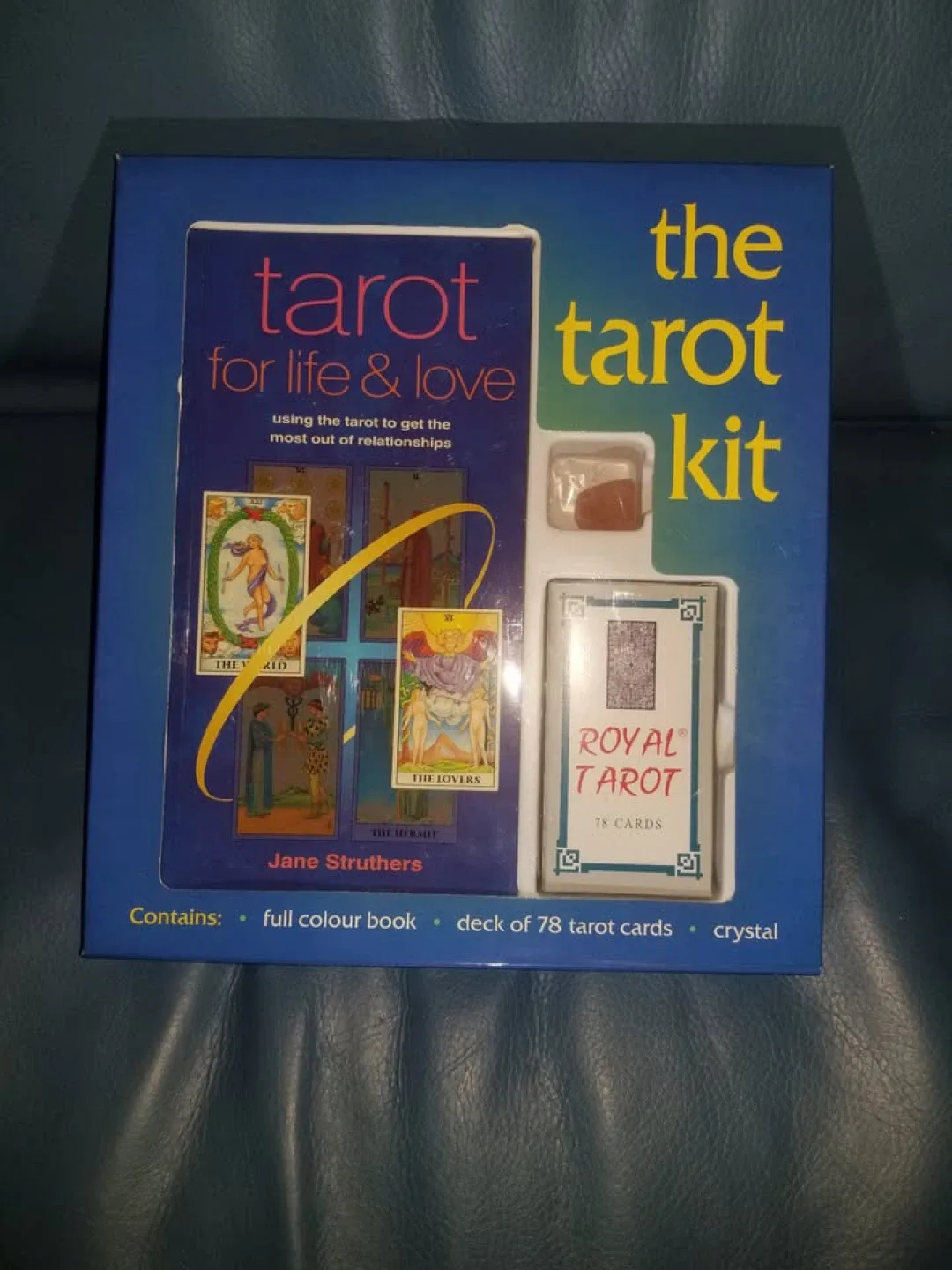 The Tarot Kit: Royal Tarot Cards, Book & Crystal