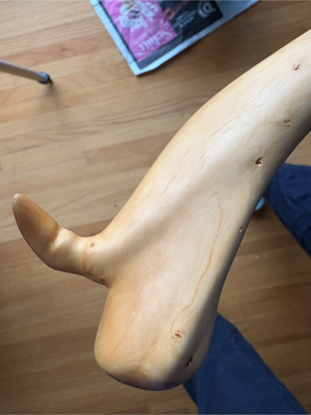 Hand Carved Wooden Walking Stick - photo 5