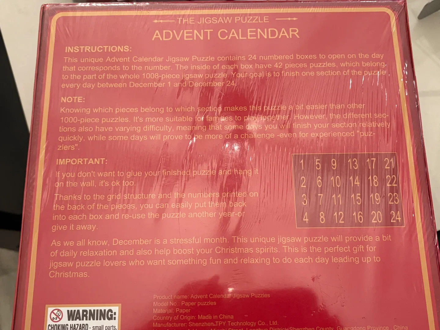 Advent Calendar Jigsaw Puzzle - Christmas Dogs, 1008 Pieces image indicator(2)