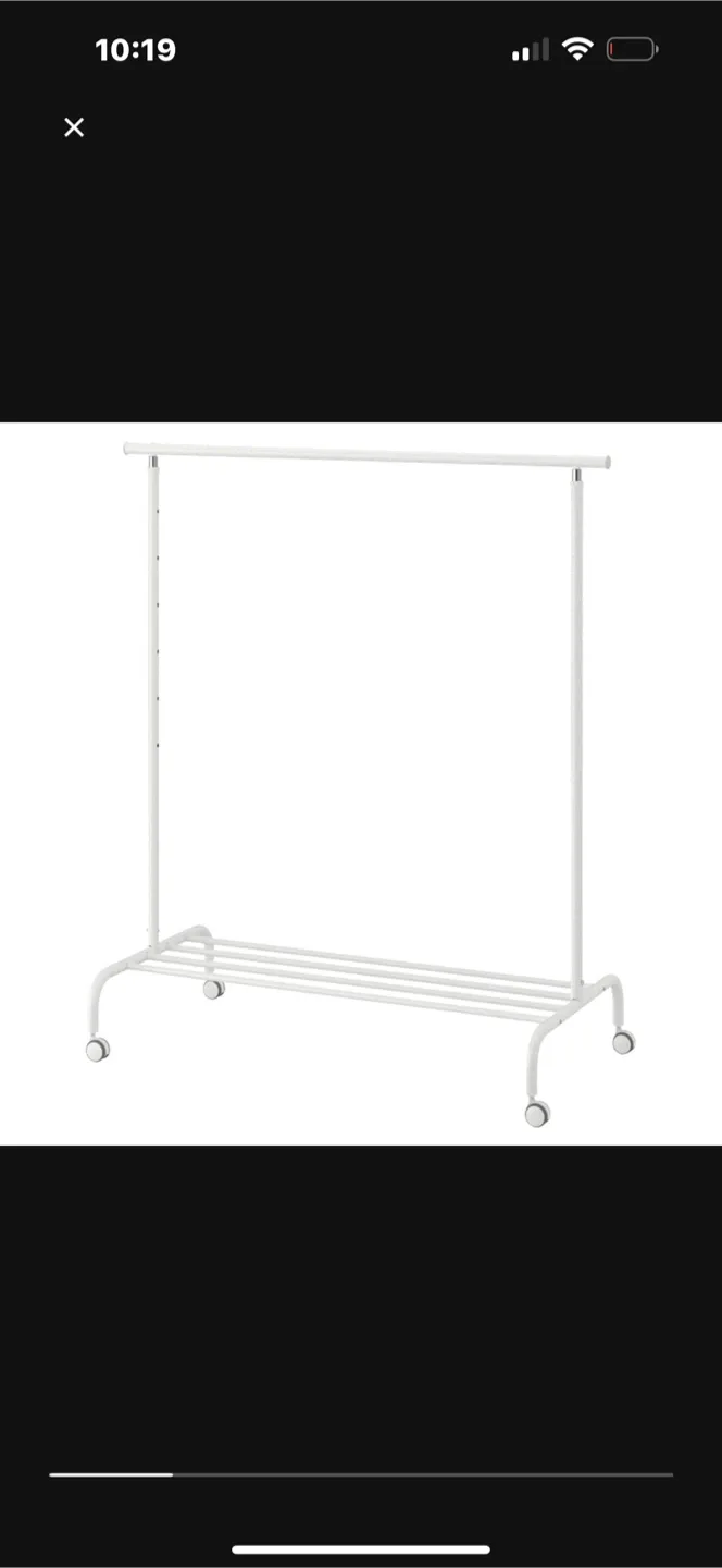 IKEA White Clothes Rack image indicator(2)