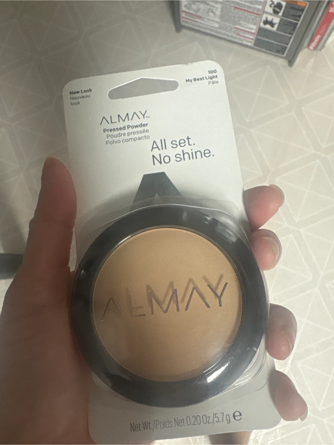 New Almay Pressed Powder - All Set. No Shine.