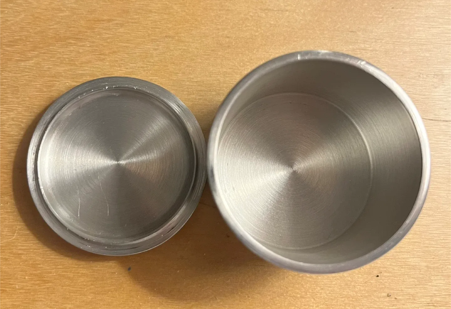 Vintage Pewter Box with Indigenous Art image indicator(10)