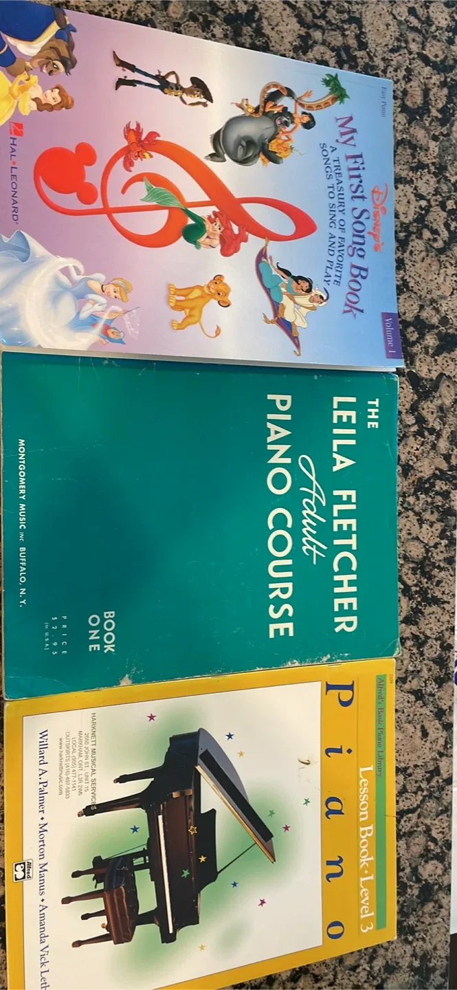 Piano Books: Disney, Leila Fletcher, Alfred's