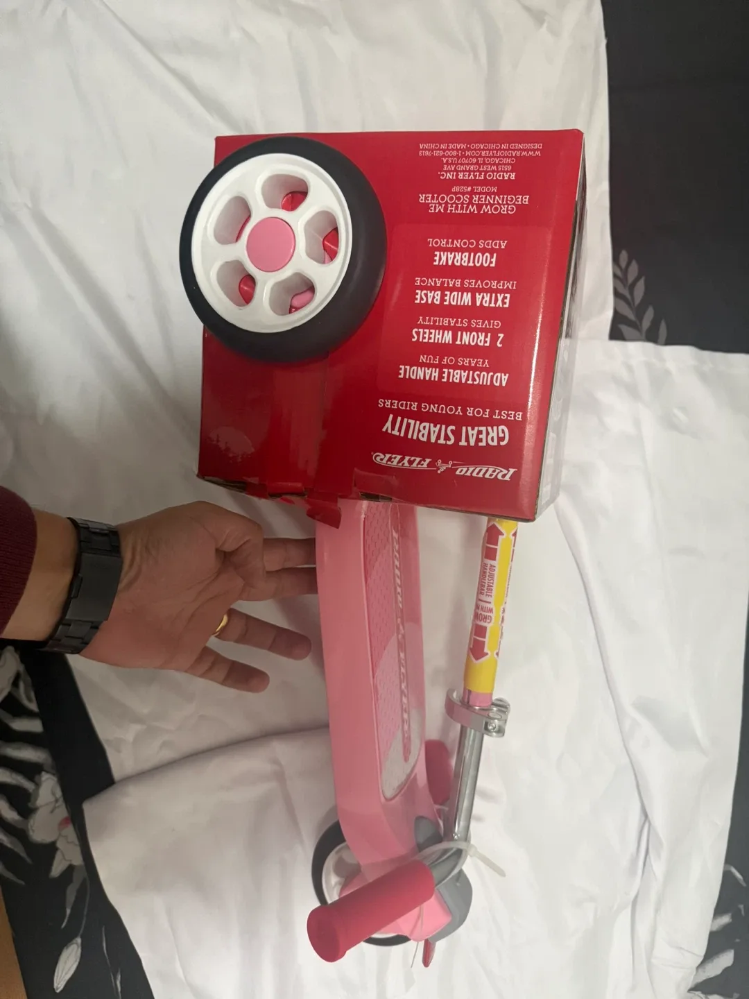 Radio Flyer Grow With Me Beginner Scooter - Pink image indicator(2)