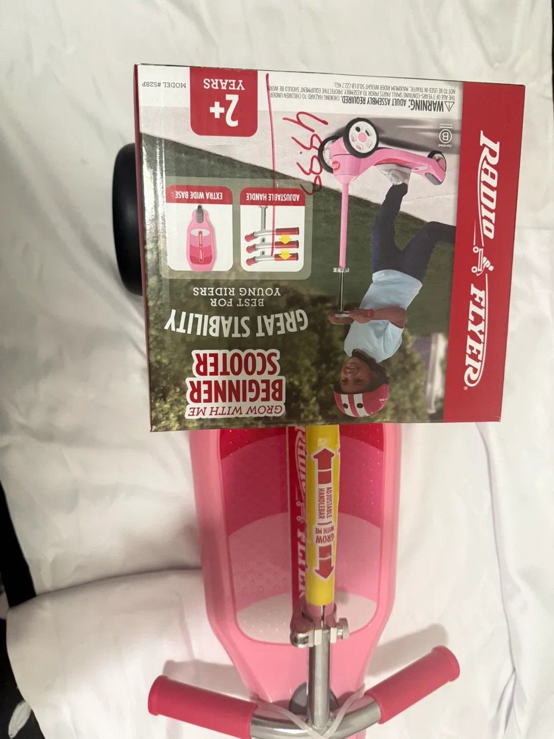 Radio Flyer Grow With Me Beginner Scooter - Pink