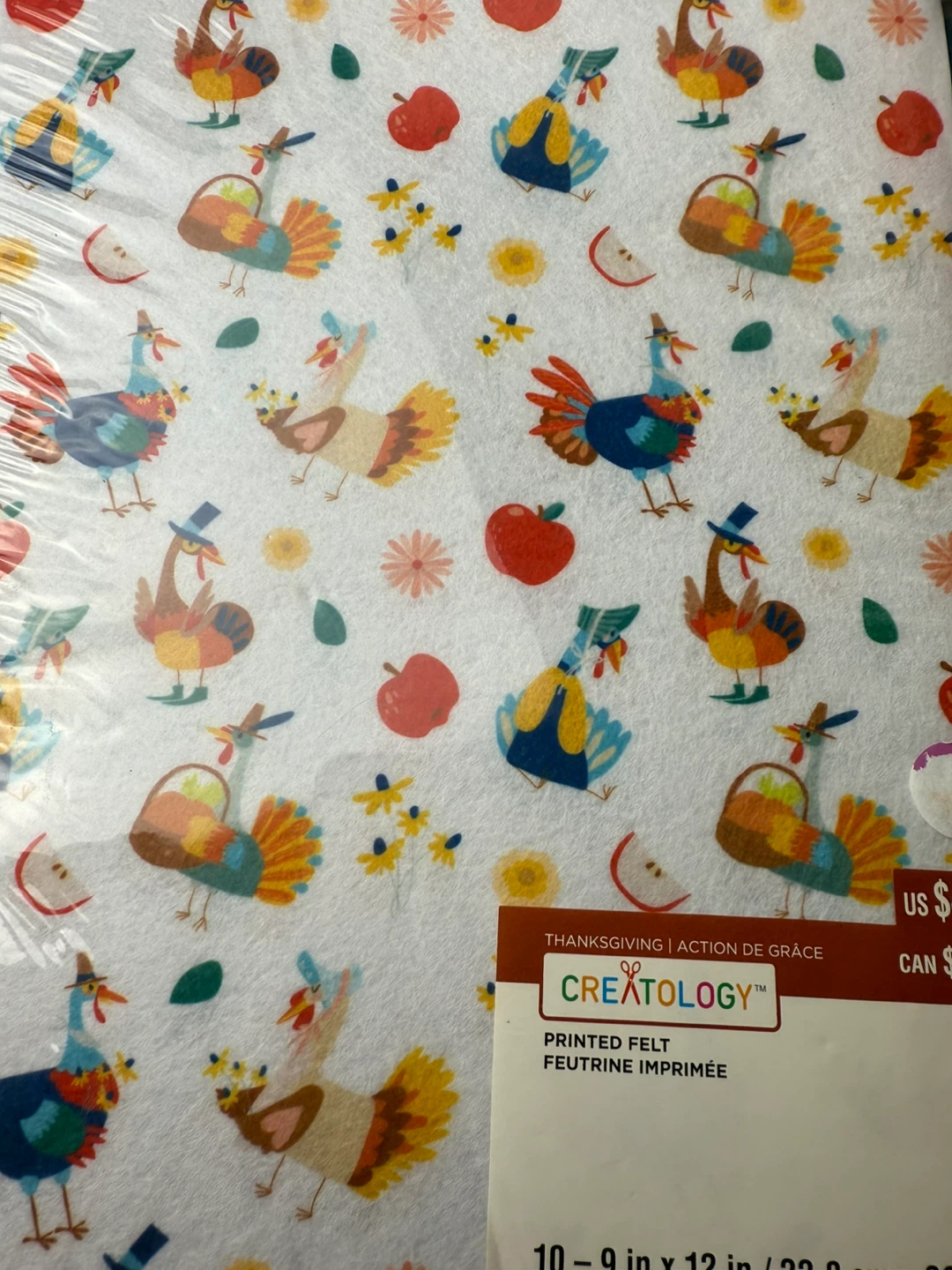 Creatology Thanksgiving Printed Felt - New!