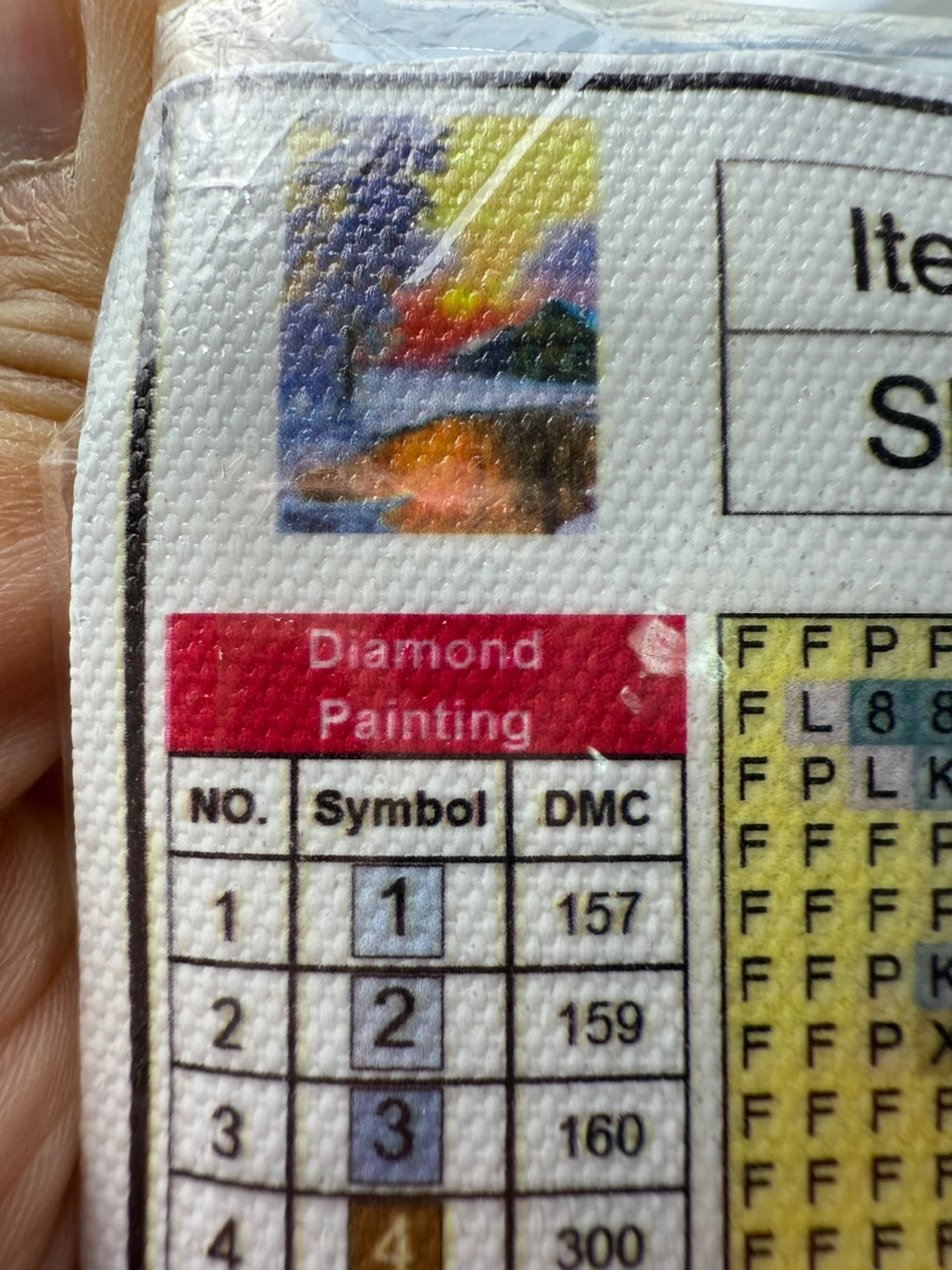 Diamond Painting Kit, Gem Art 12x16 Inches - New