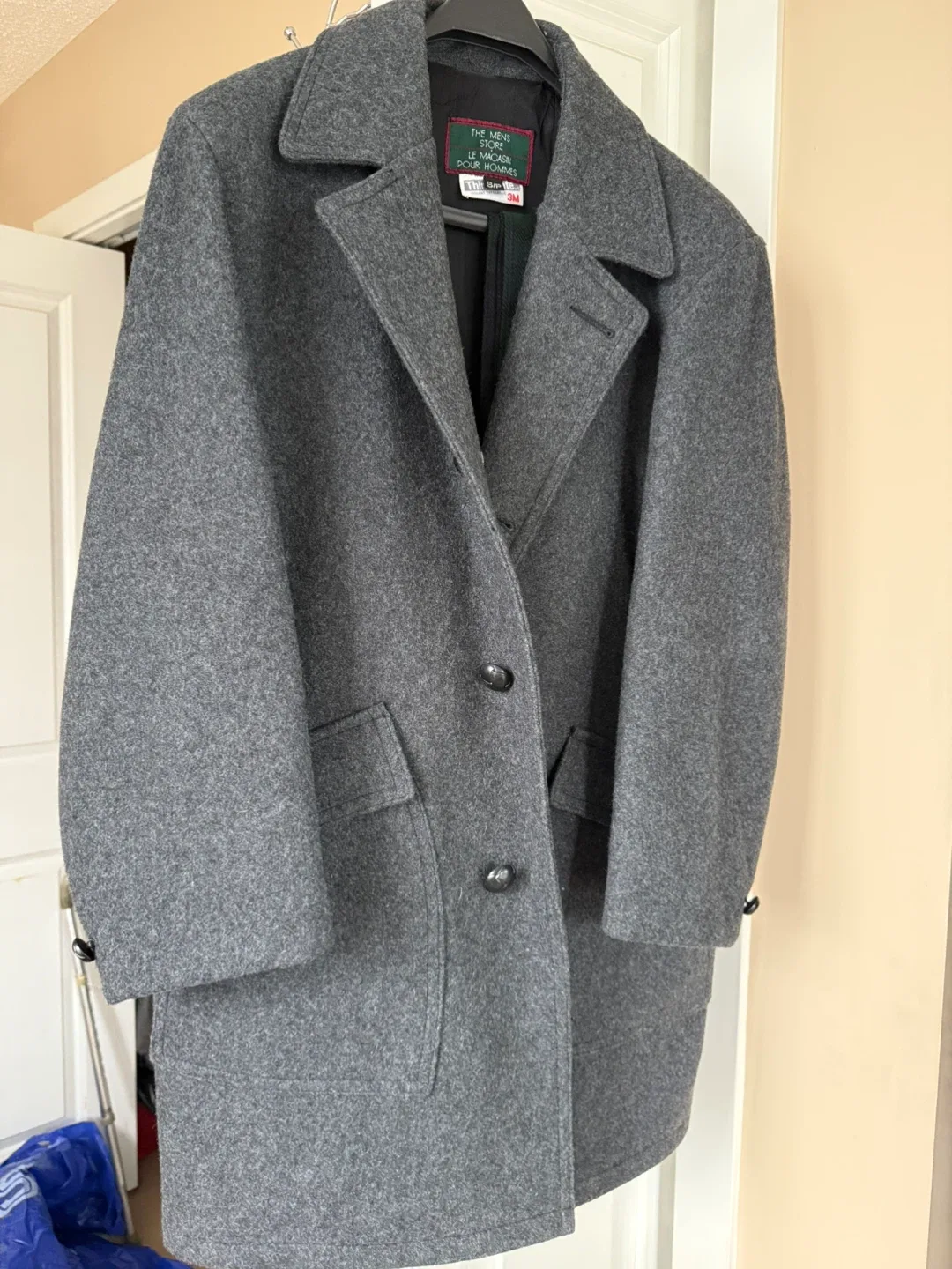 The Men's Store Wool Coat, Size S