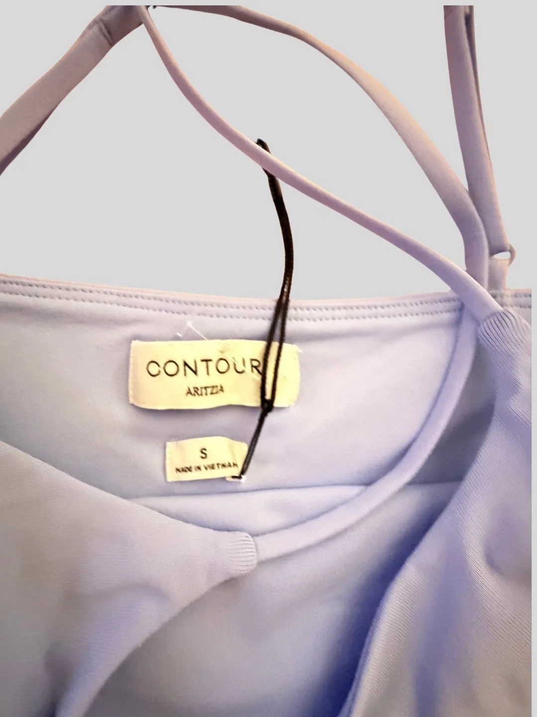 Aritzia Contour Squareneck Cami - Dayflower Blue (Size S) image indicator(3)