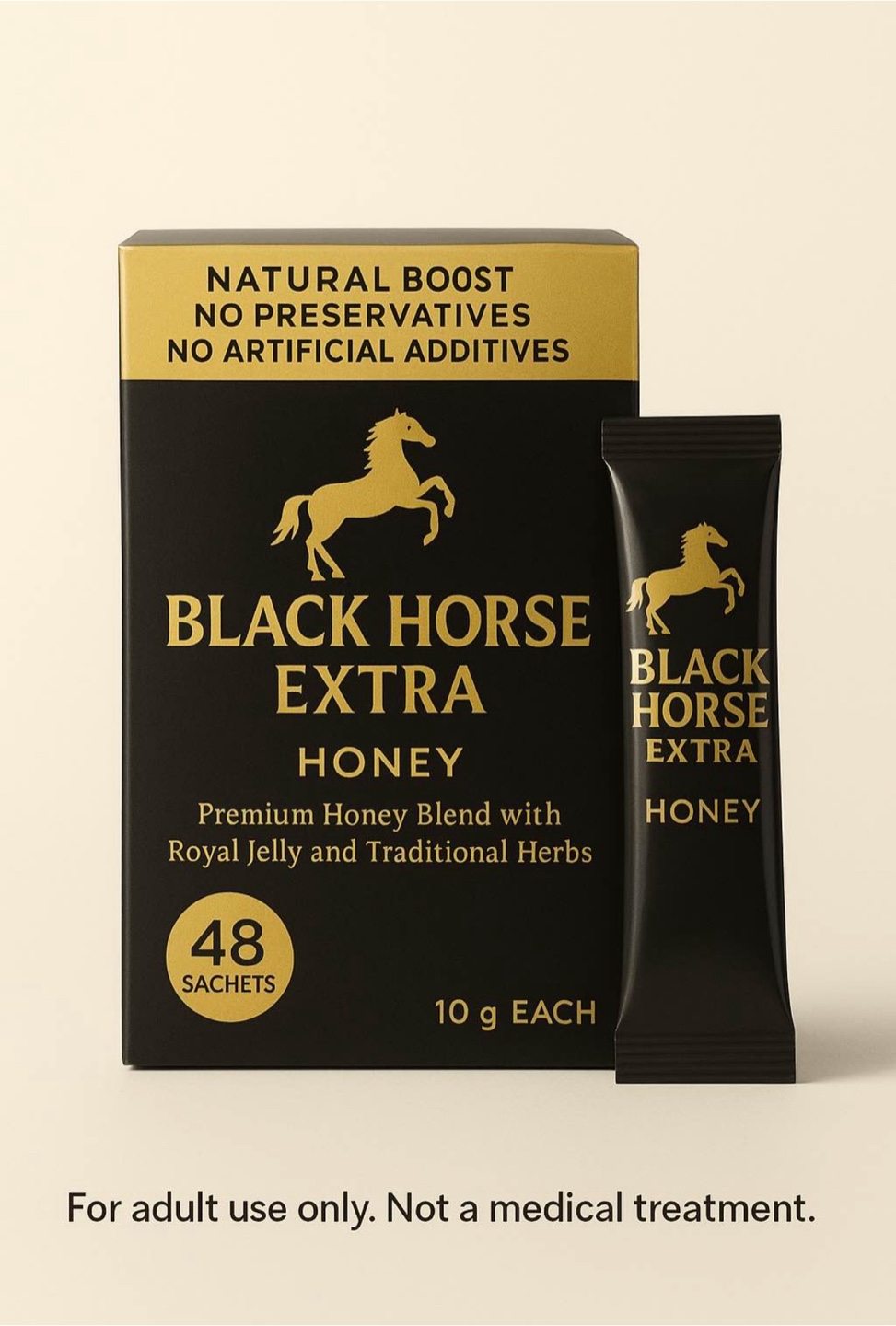Black Horse Extra Vital Honey Sachets - photo 2