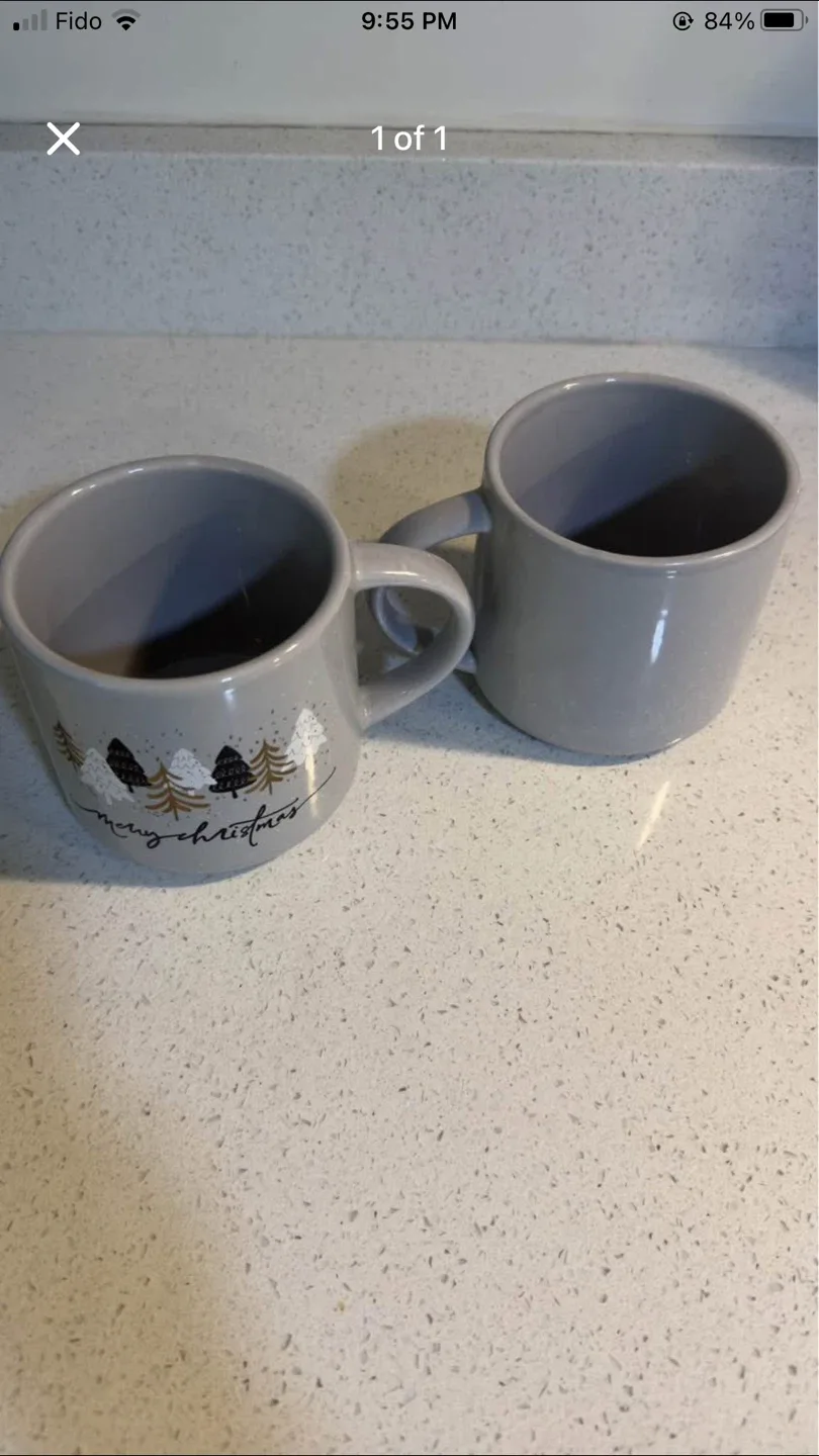 Christmas Tree Mugs - Set of 2 thumbnail