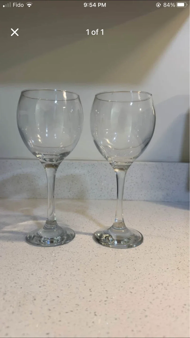 Two Clear Wine Glasses thumbnail