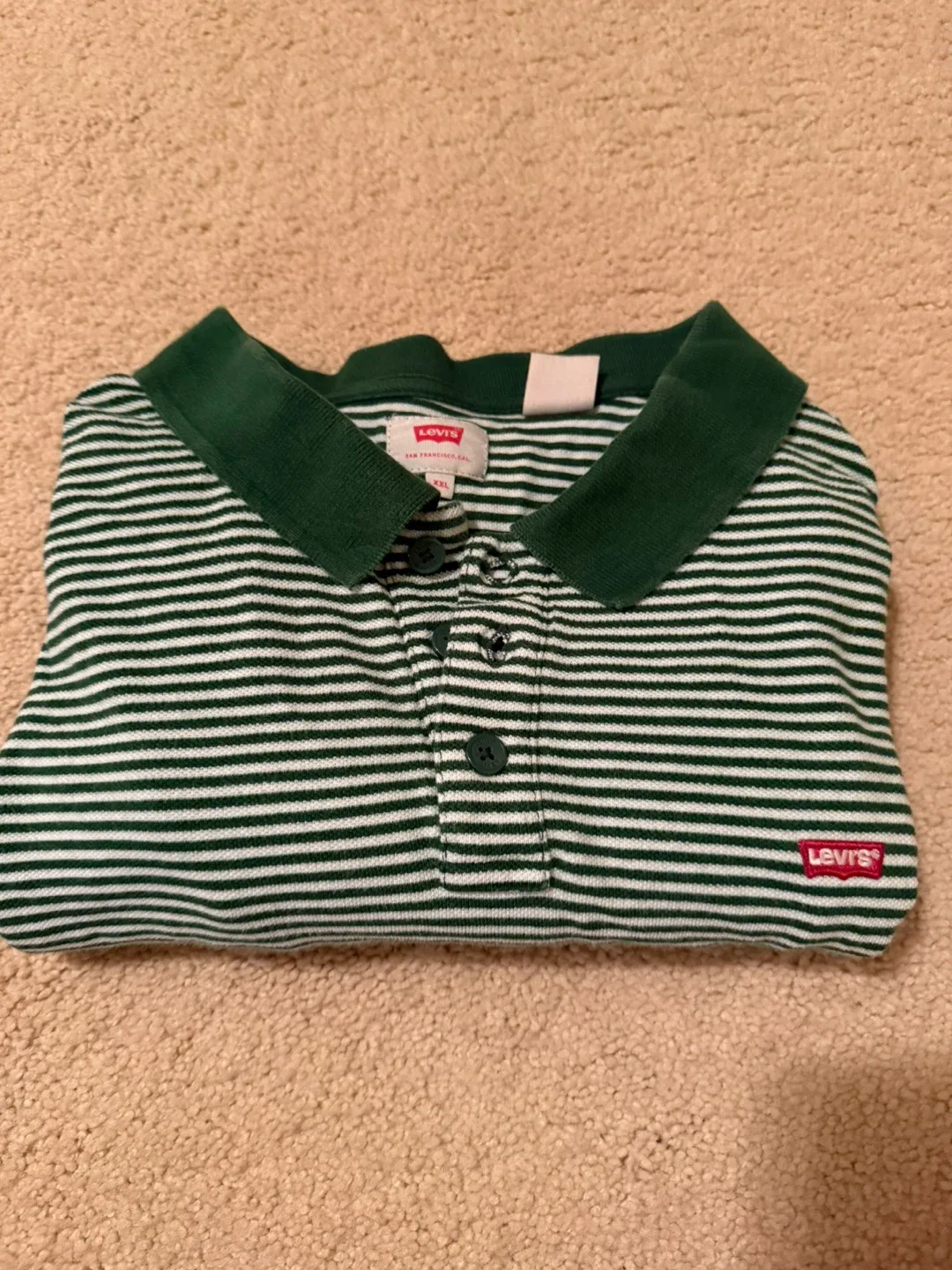 Levi's Striped Polo Shirt - XXL