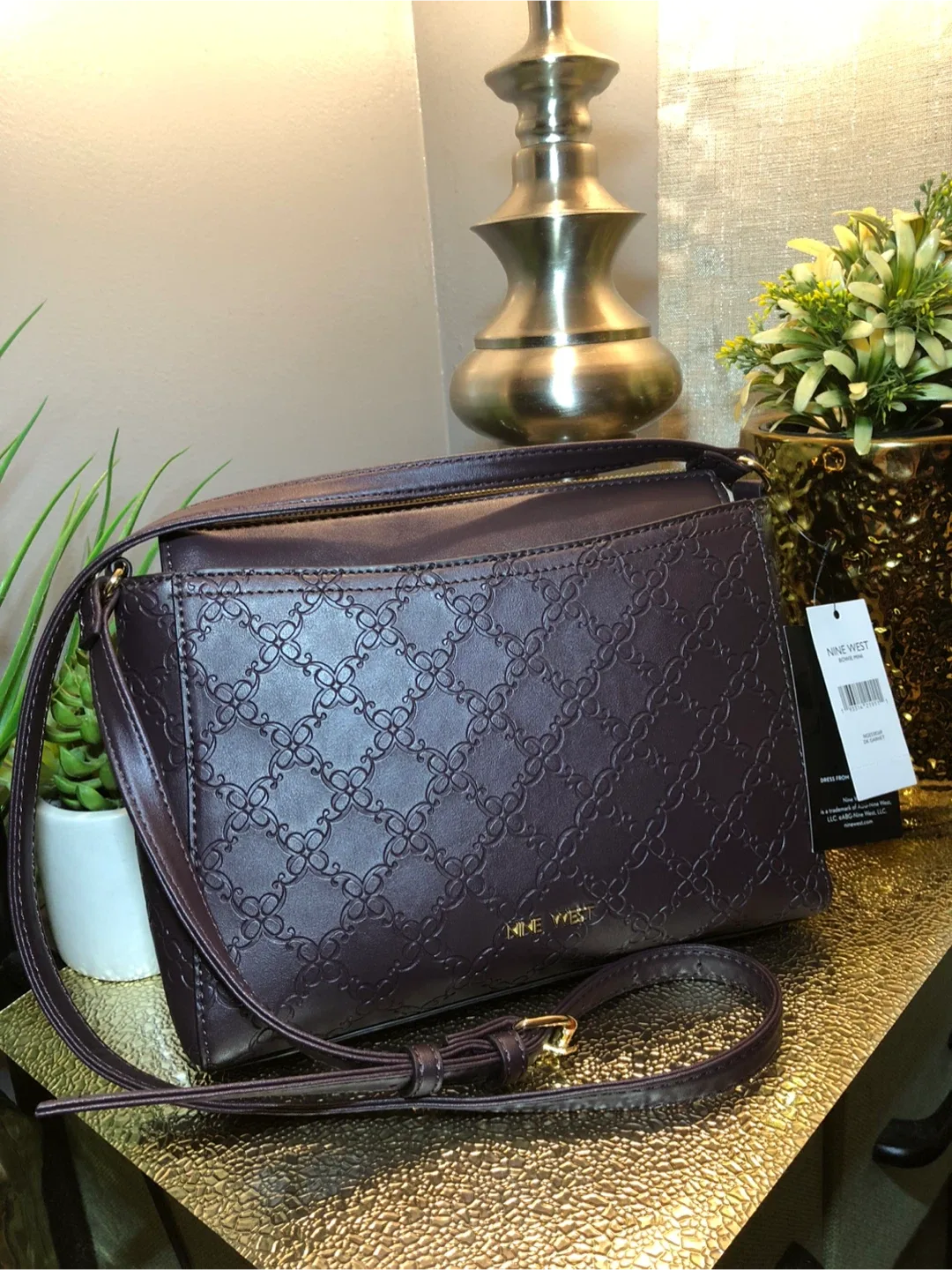 Nine West Brown Crossbody Bag image indicator(2)