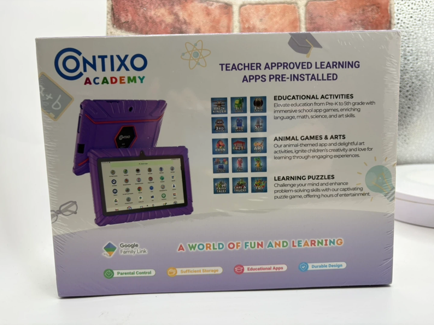 New Contixo Kids 7-inch Educational Tablet - Ages 3+ - photo 2