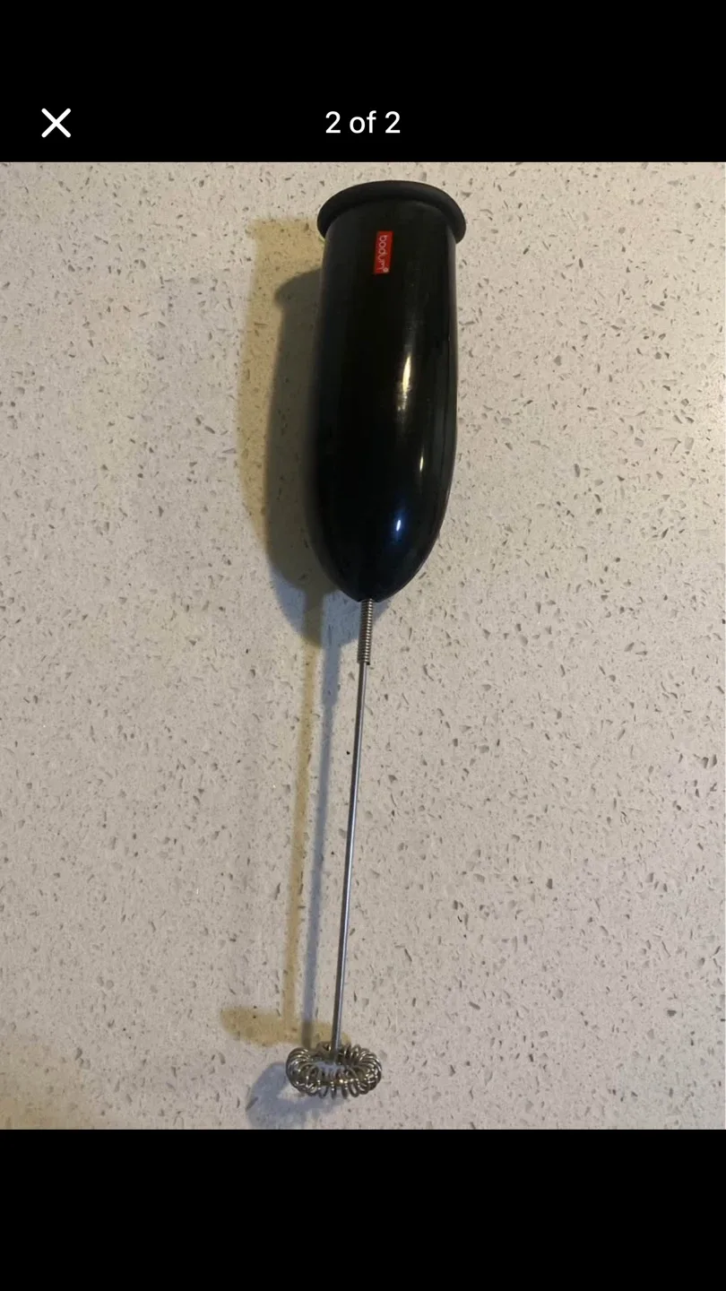Bodum Schiuma Milk Frother - Black thumbnail