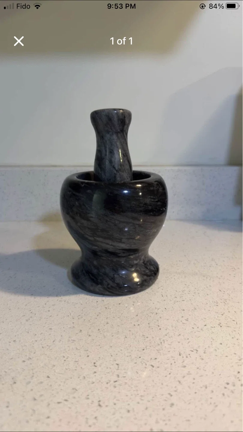 Marble Mortar and Pestle Set thumbnail