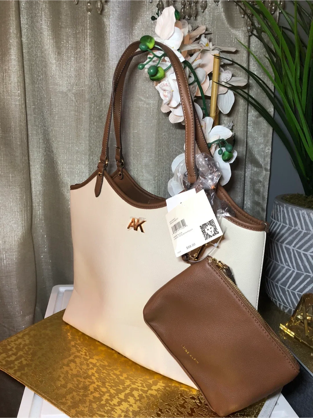 Anne Klein Tote Bag with Pouch - New with Tags! image indicator(3)