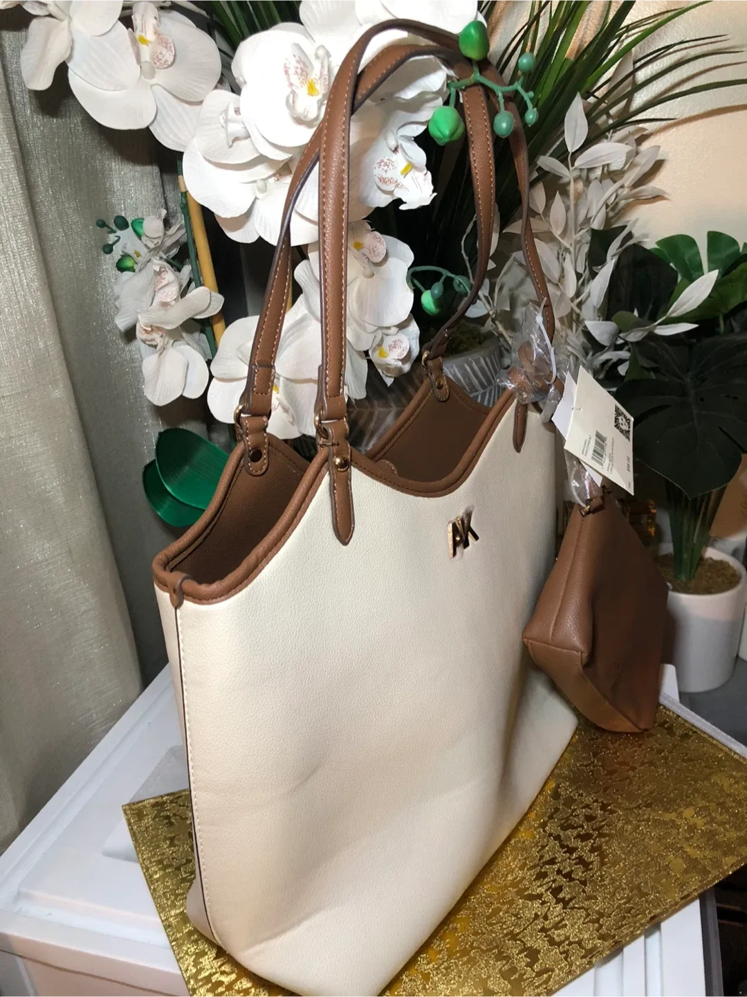 Anne Klein Tote Bag with Pouch - New with Tags! image indicator(2)