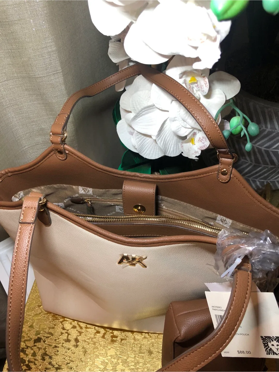 Anne Klein Tote Bag with Pouch - New with Tags! image indicator(4)