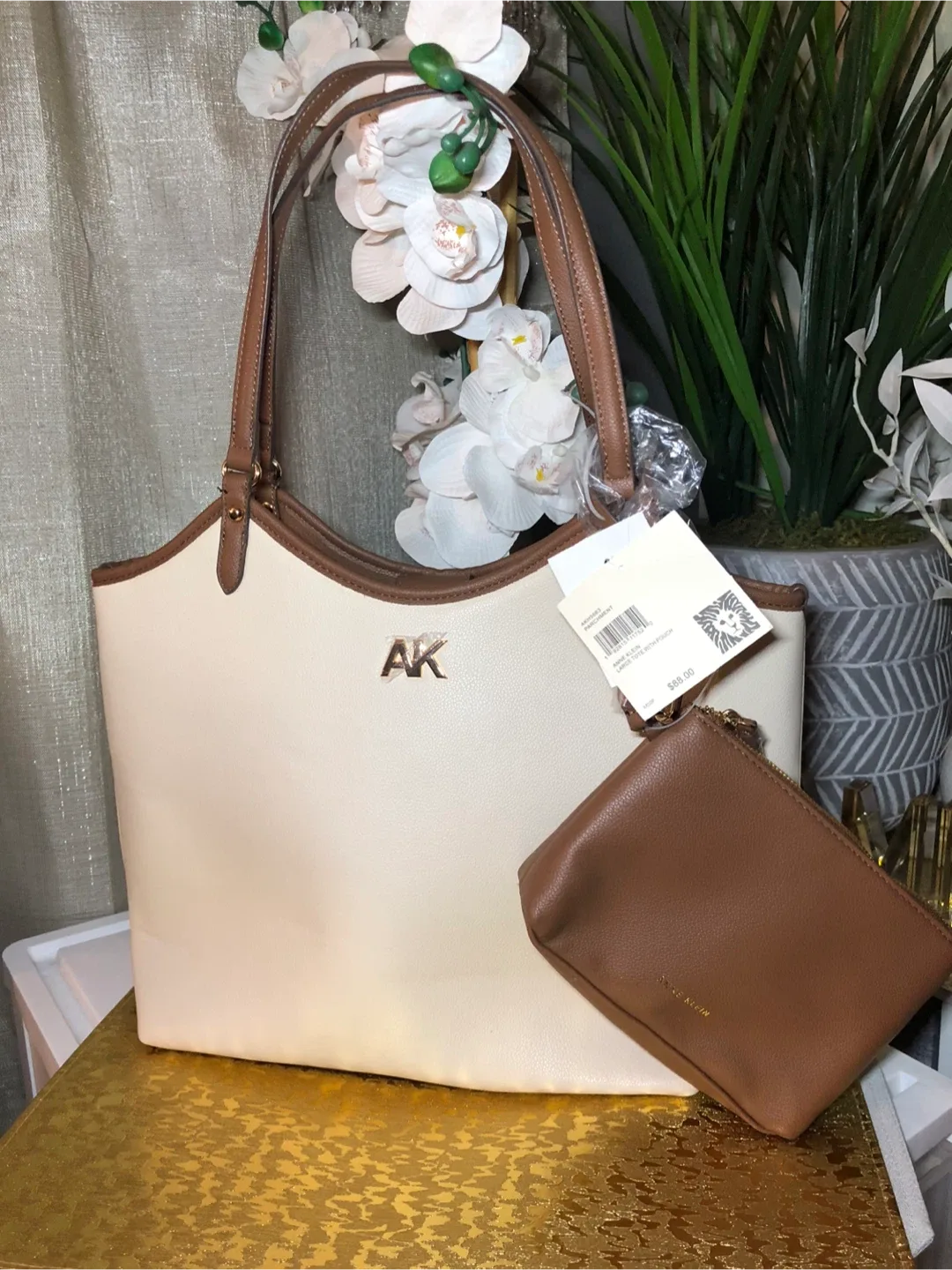 Anne Klein Tote Bag with Pouch - New with Tags! image indicator(6)