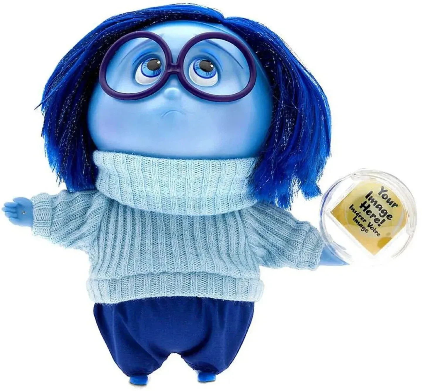 💙 Disney Inside Out Deluxe Talking Sadness Doll - NEW in box image indicator(2)