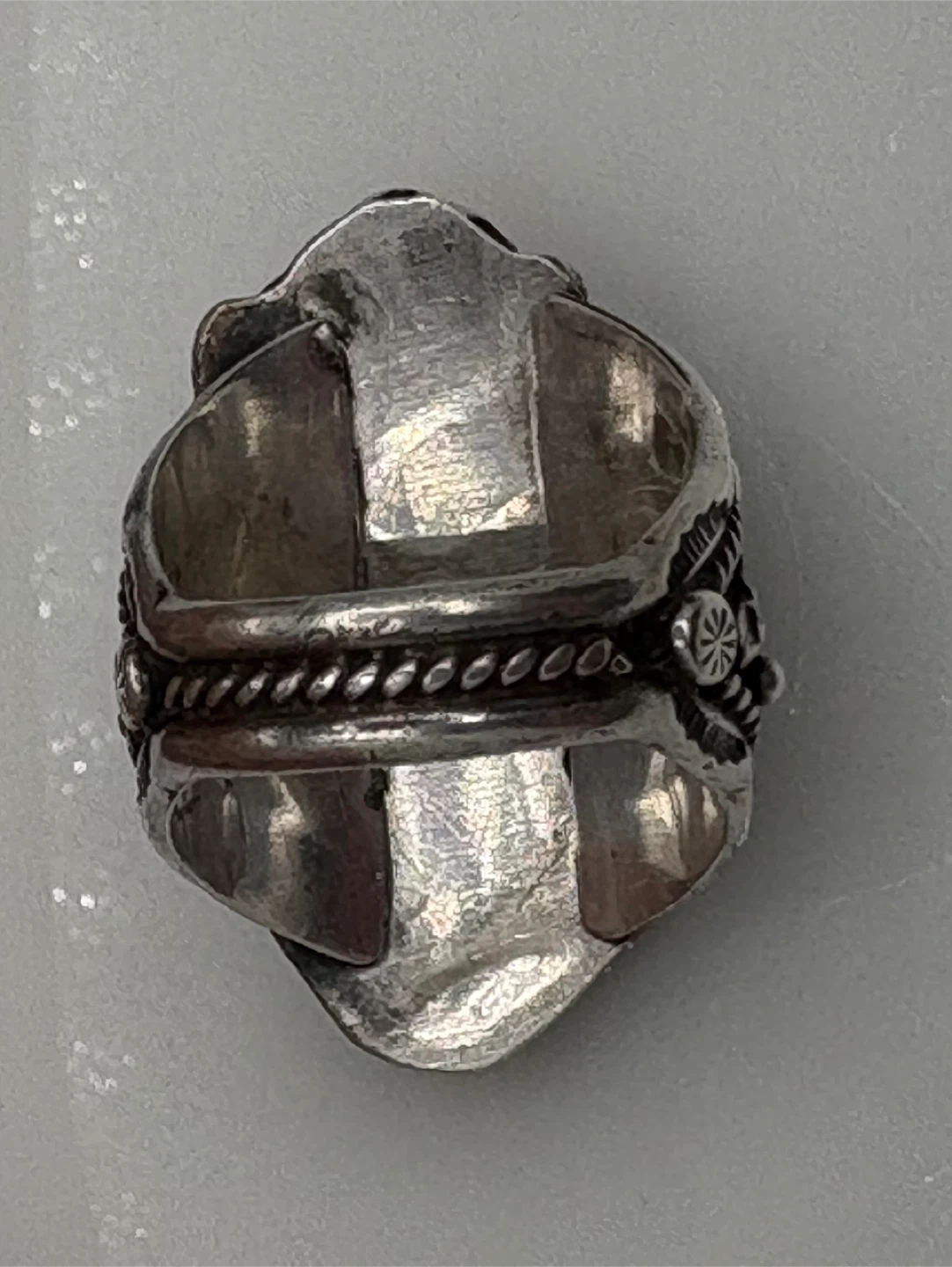 Vintage Sterling Silver Bear Claw Ring - photo 5