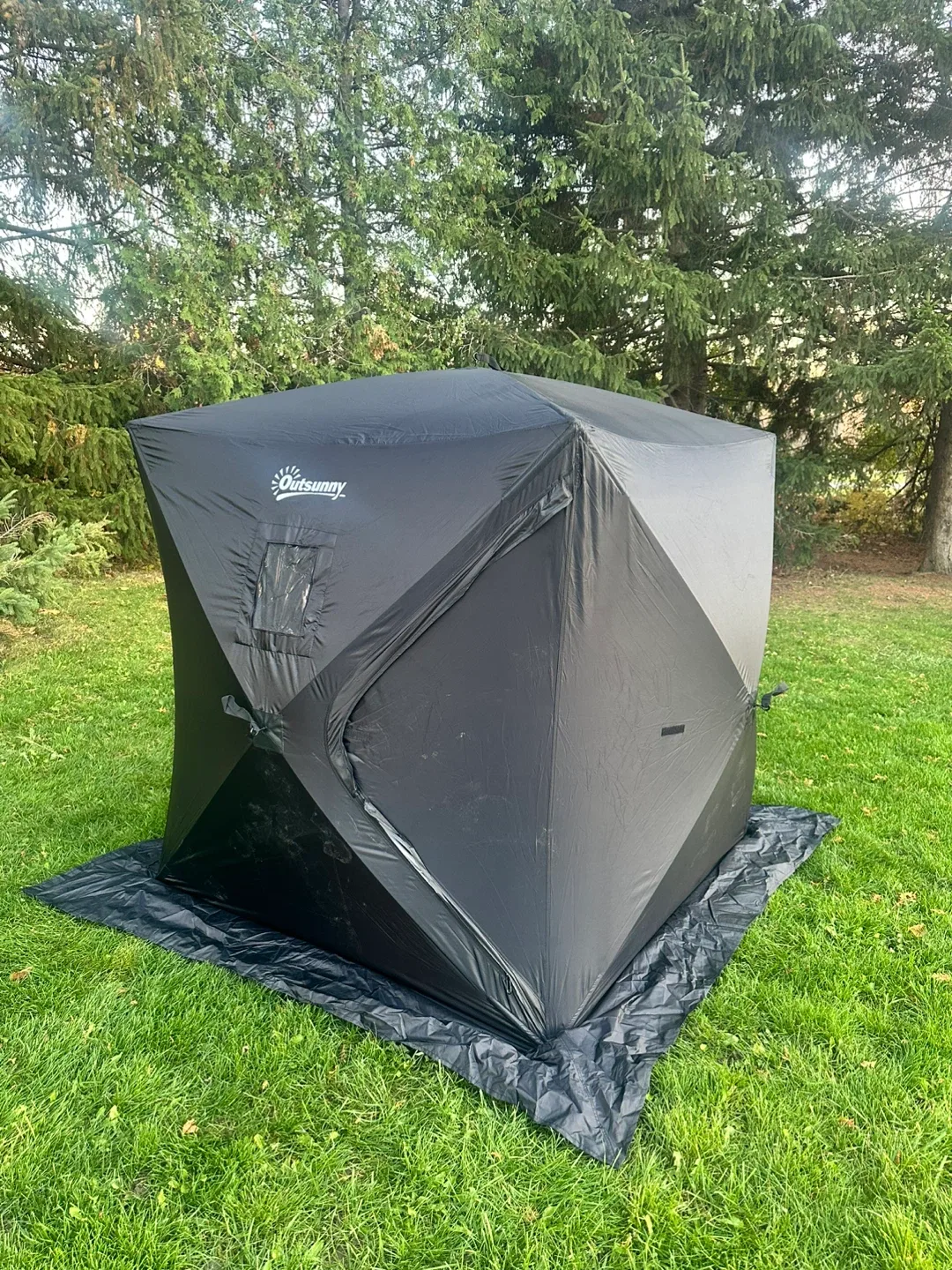 Outsunny Ice Fishing Shelter Tent image indicator(2)