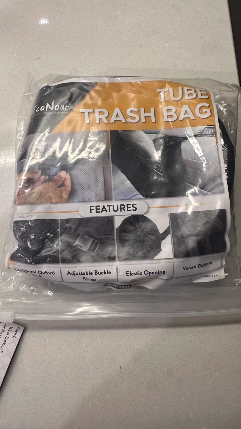 EcoNour Car Vehicle Back Seat Trash Bag - New