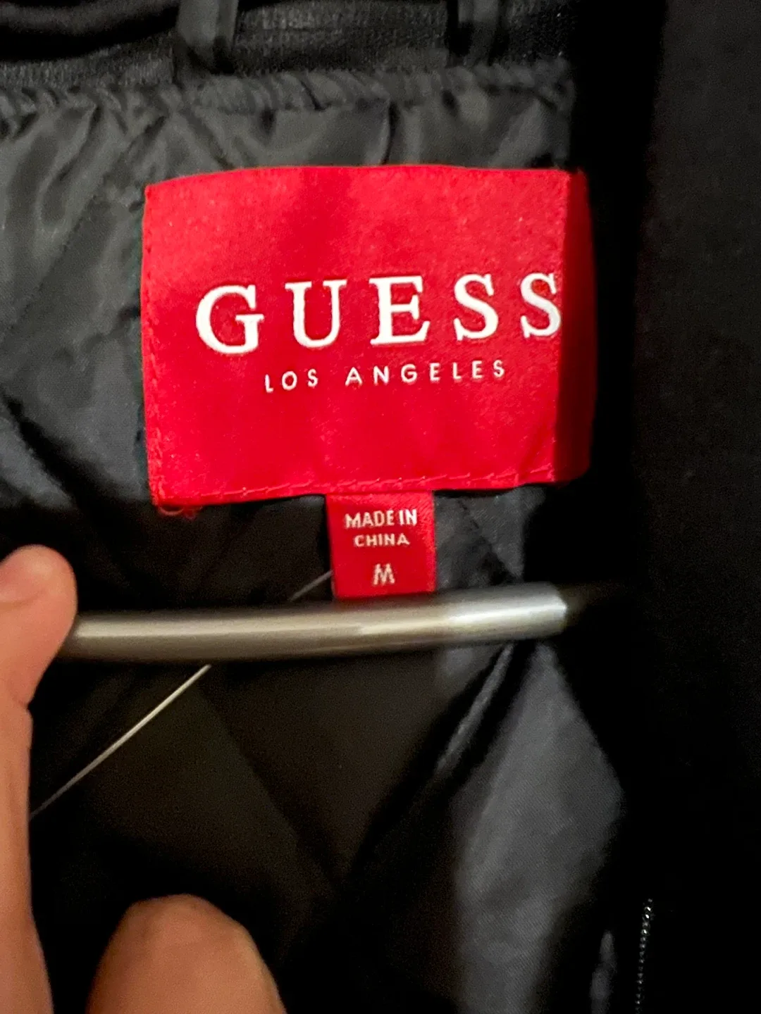 Guess Black Varsity Jacket - Size M image indicator(2)
