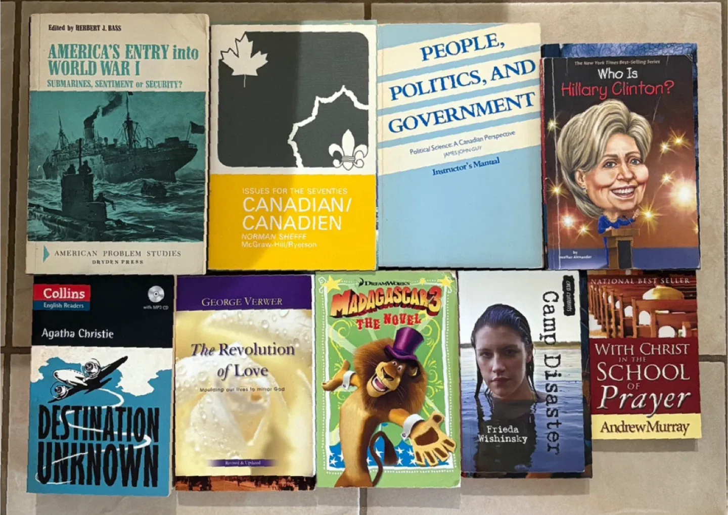 Mixed Lot of Fiction & Non-Fiction Books image indicator(2)