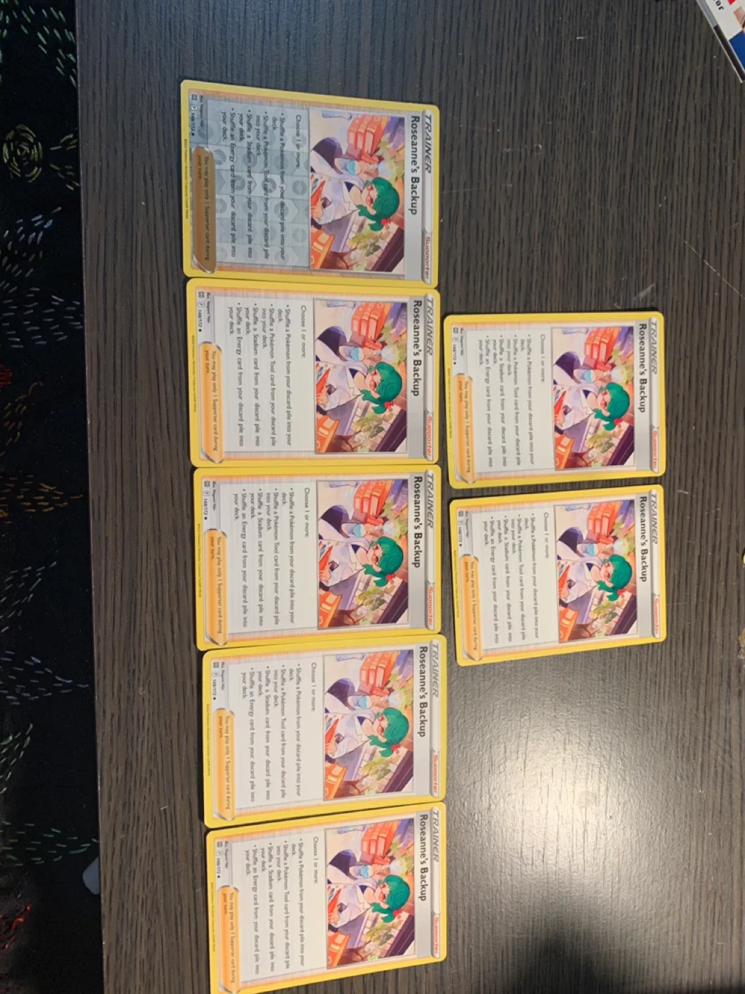 Pokemon Trainer Roseanne's Backup Cards