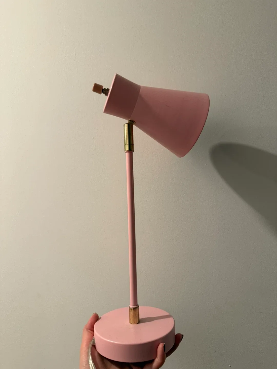 Pink Desk Lamp - Sleek Design - Light Weight