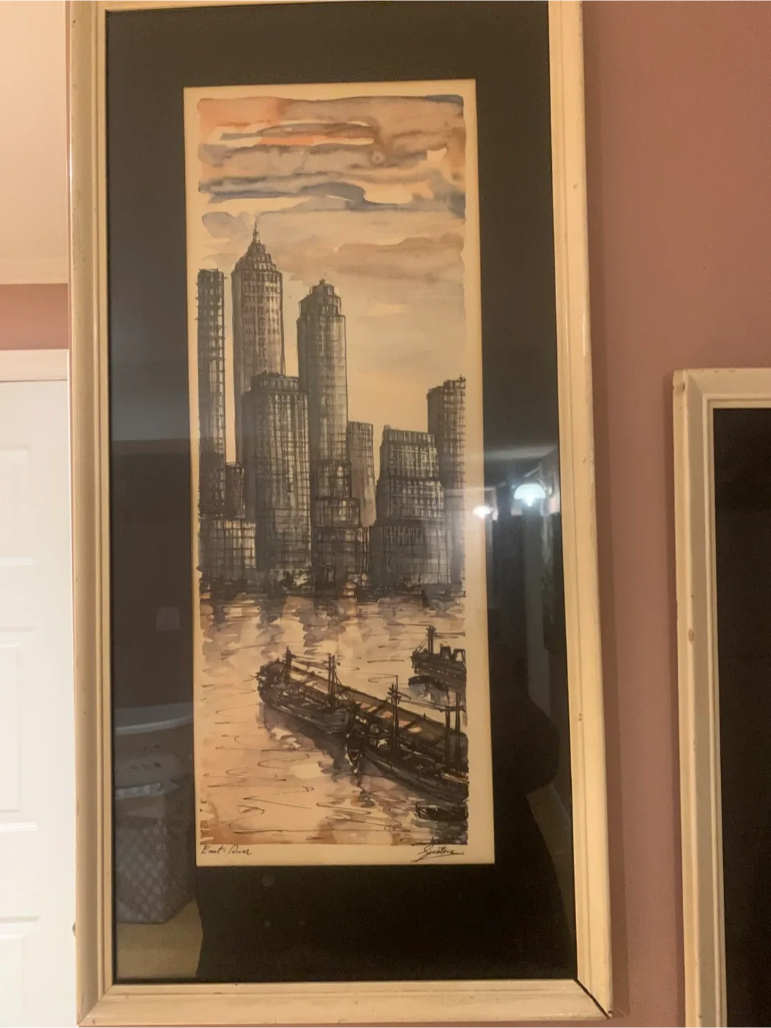 Framed Cityscape Watercolor Art image indicator(2)