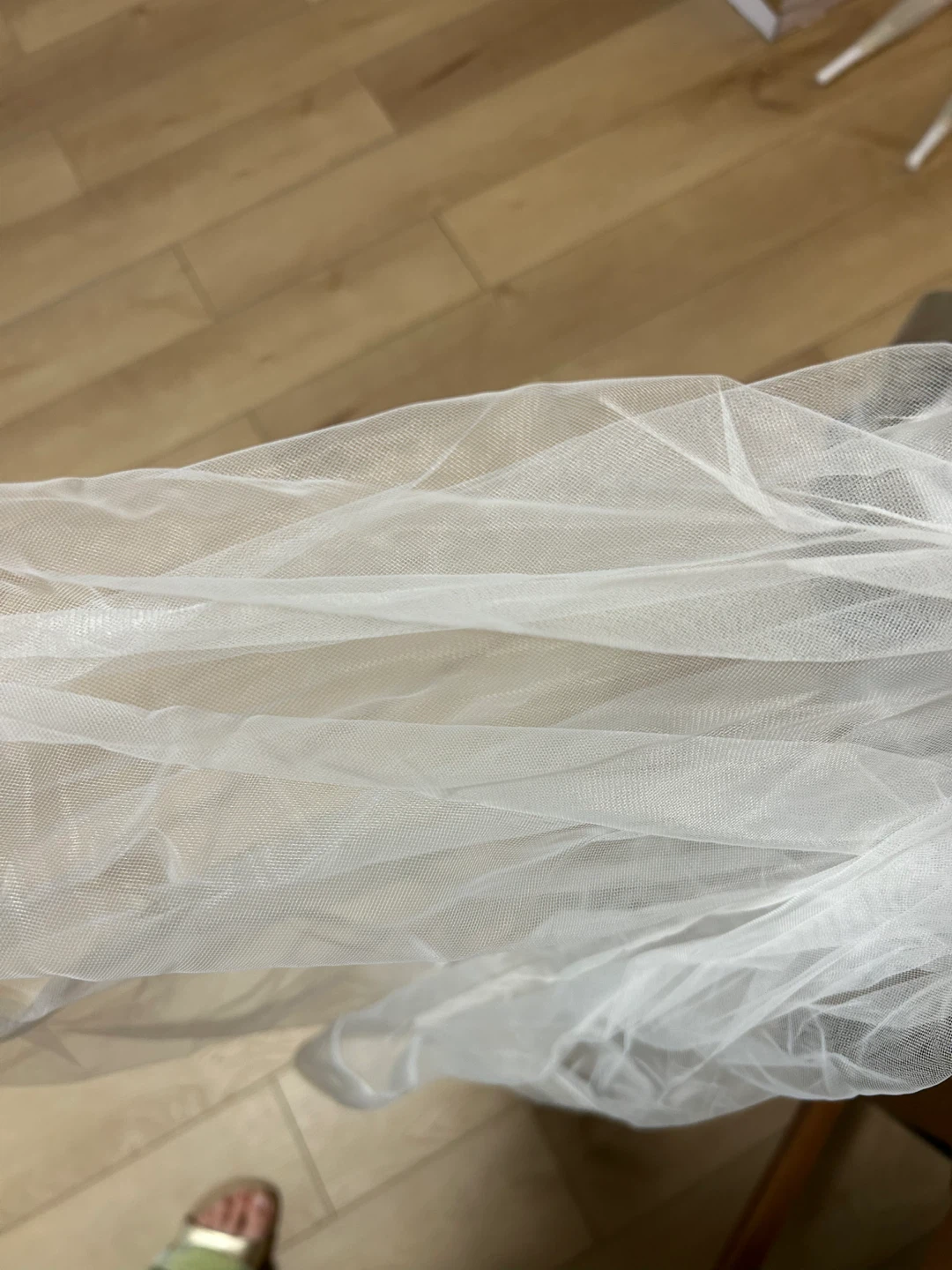 White Tulle Fabric