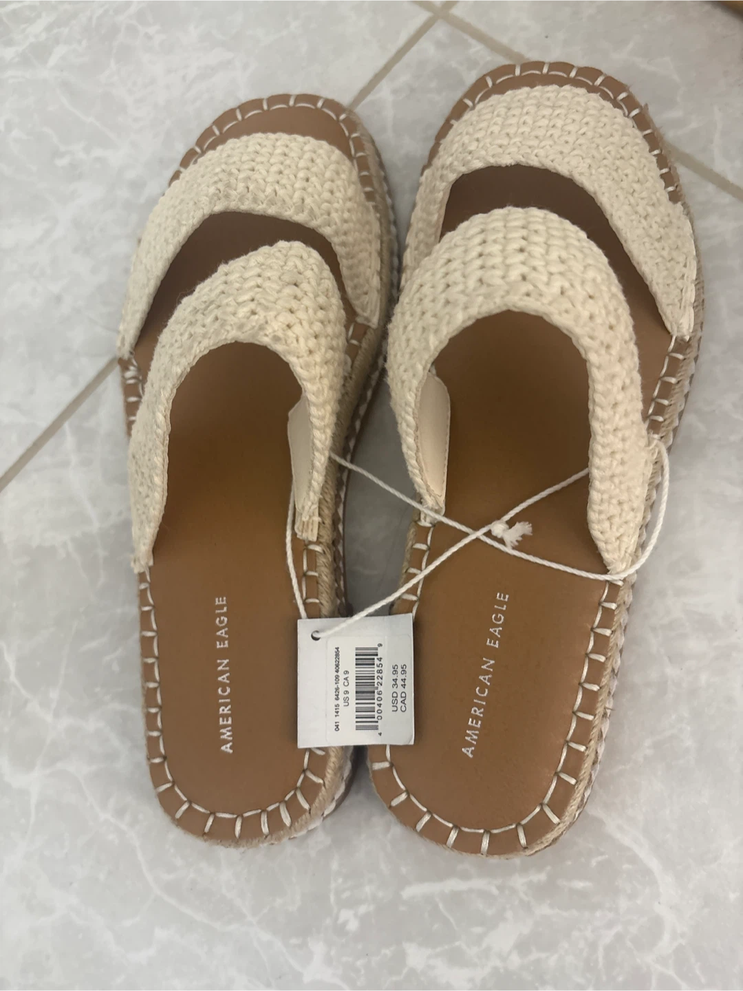 American Eagle Woven Slide Sandals - Size 9 - photo 3
