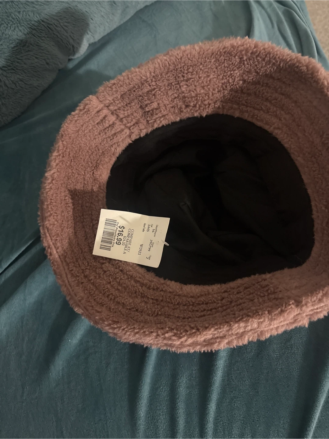 Fuzzy Bucket Hat - Brown - photo 2