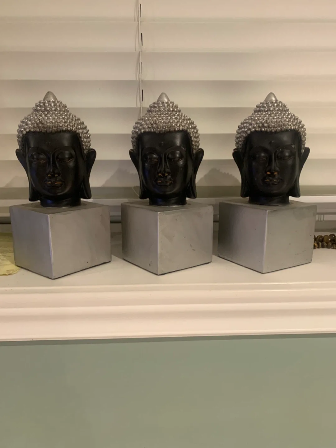 Buddha Head Decor - Set of 3