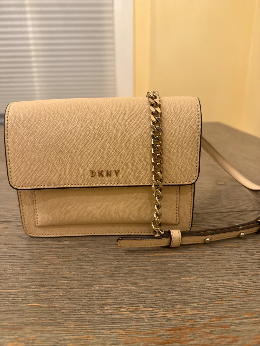 DKNY Beige Crossbody Bag image indicator(3)