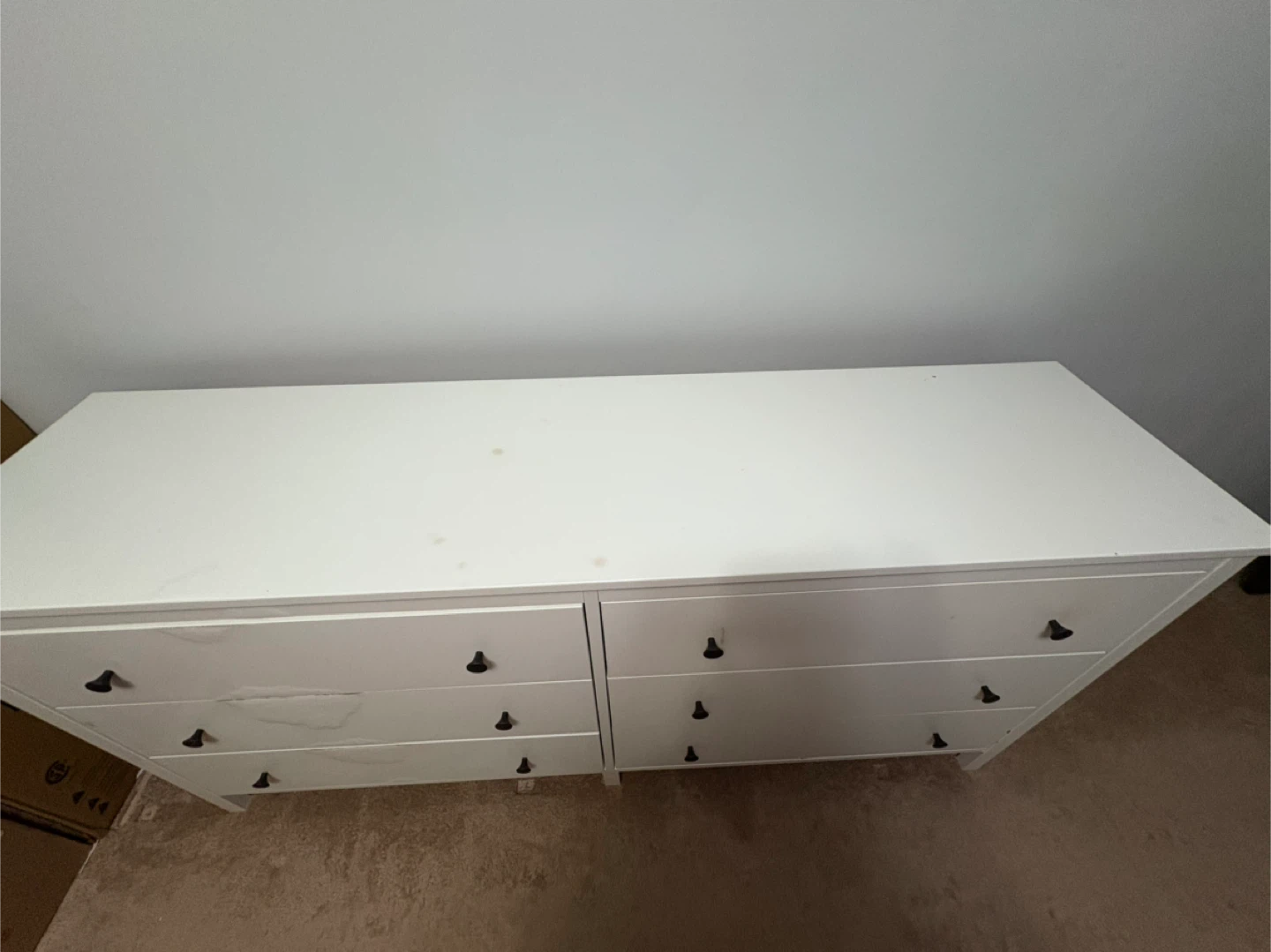 White 6-Drawer Dresser - photo 4