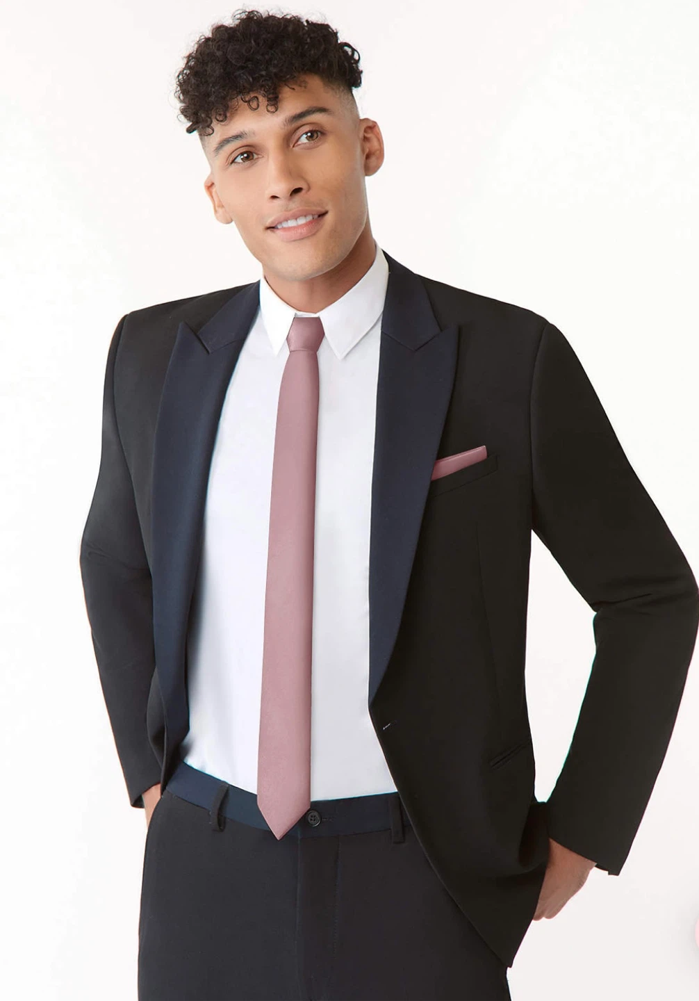 Brand New!! Azazie Gentlemen’s Collection Matte Satin Skinny Tie - photo 2