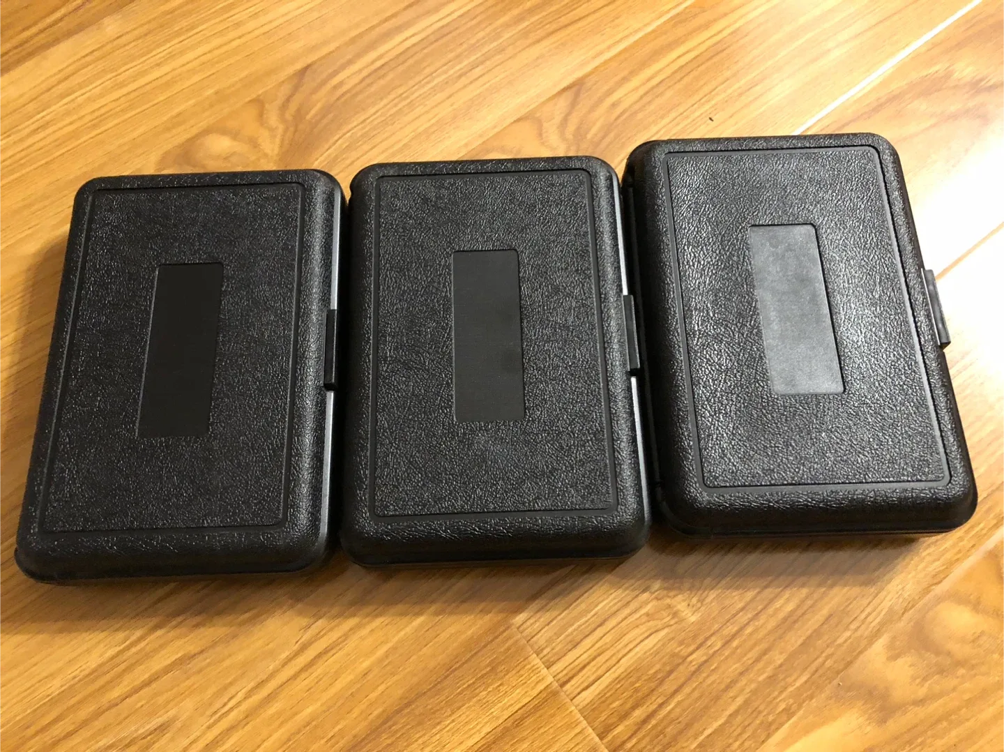 Tough Black Plastic Carrying Cases - Set of 3 image indicator(2)