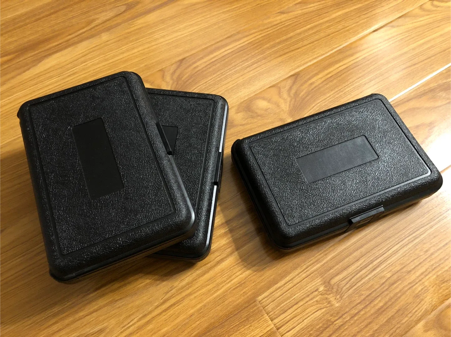 Tough Black Plastic Carrying Cases - Set of 3 image indicator(7)
