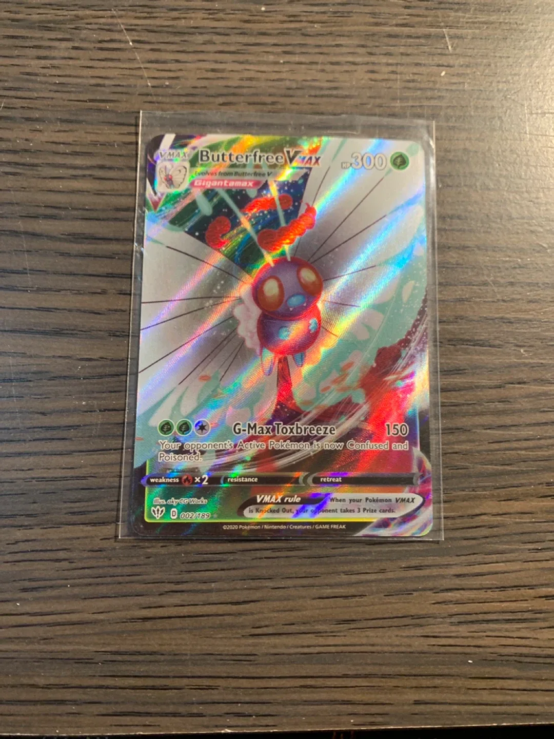 Butterfree VMAX Pokemon Card